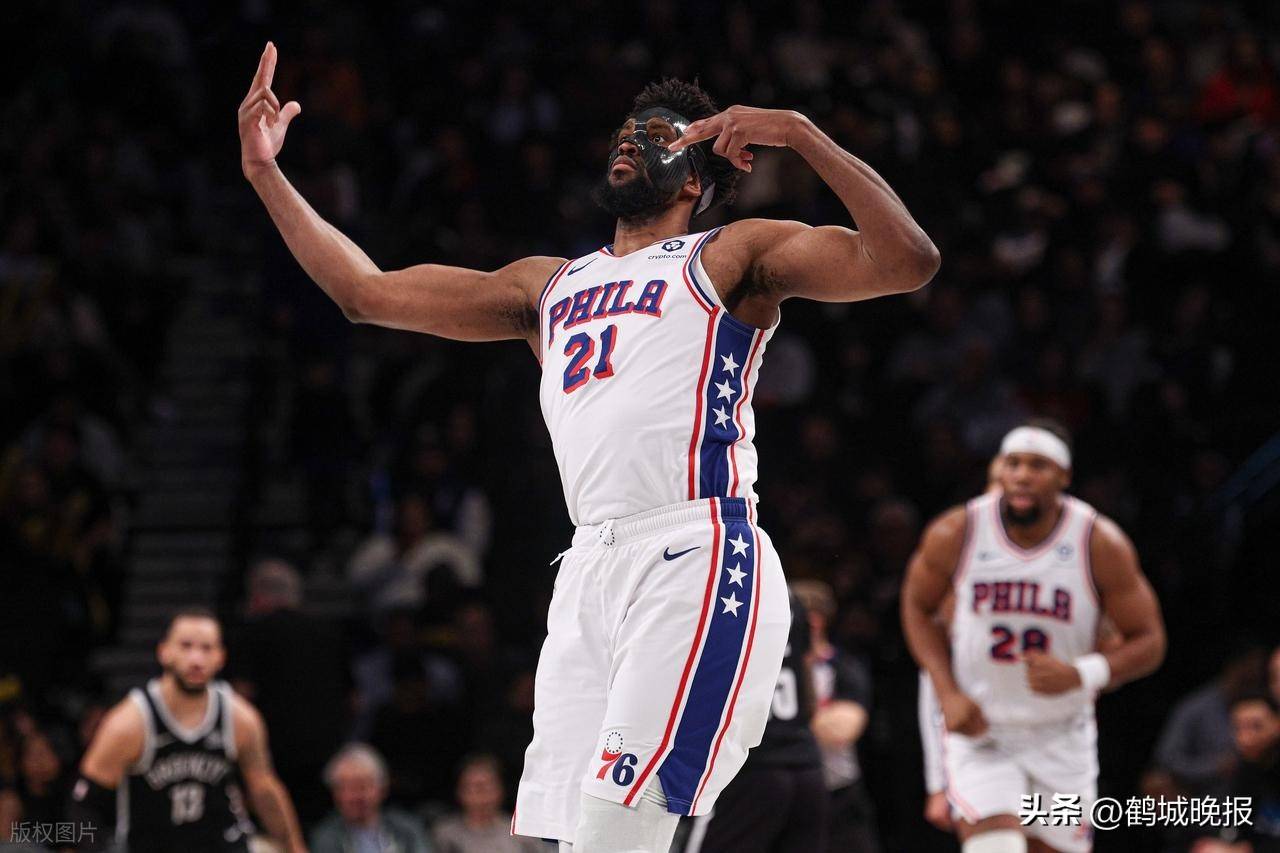 快船碾压爵士,恩比德高光表现 快船碾压爵士,恩比德高光表现